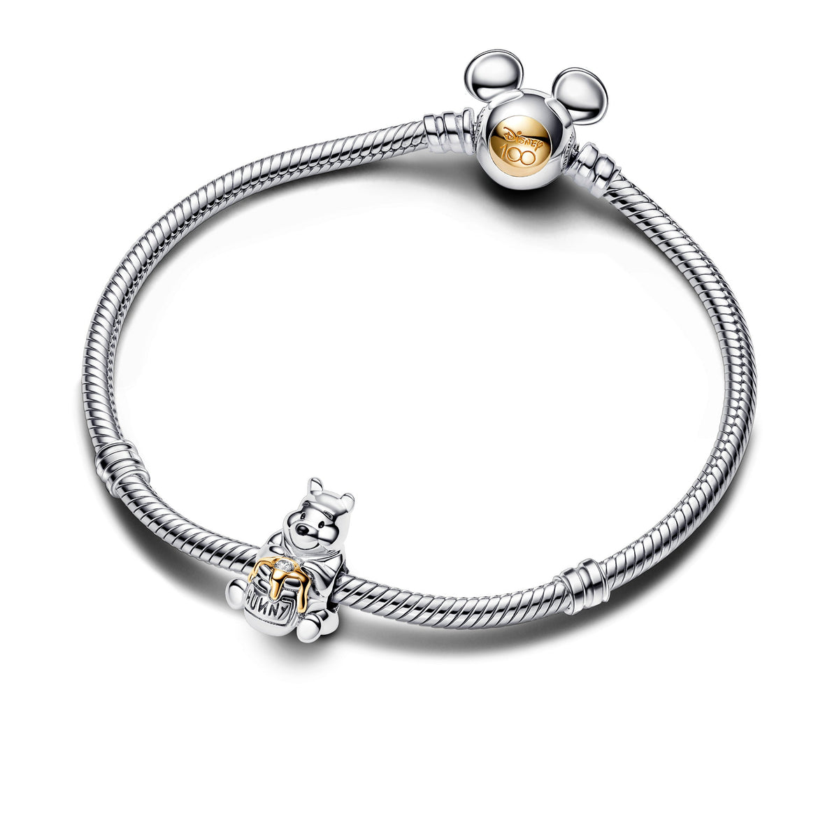 Pandora Disney 100th Anniversary Winnie the Pooh Lab-created Diamond Dangle Charm - Product image 3