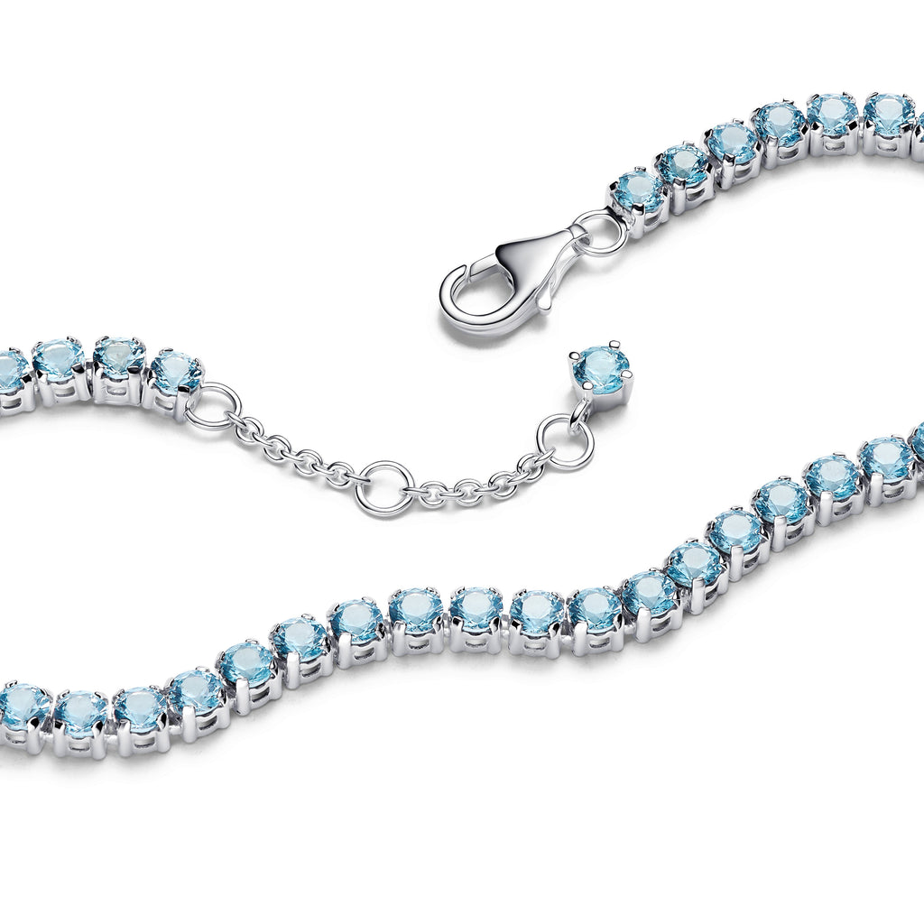 Pandora Sparkling Light Blue Tennis Bracelet - Product image 2