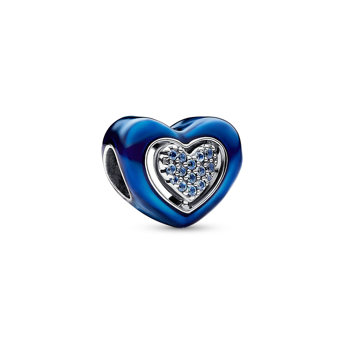 Pandora Blue Spinnable Heart Charm - Product image 1