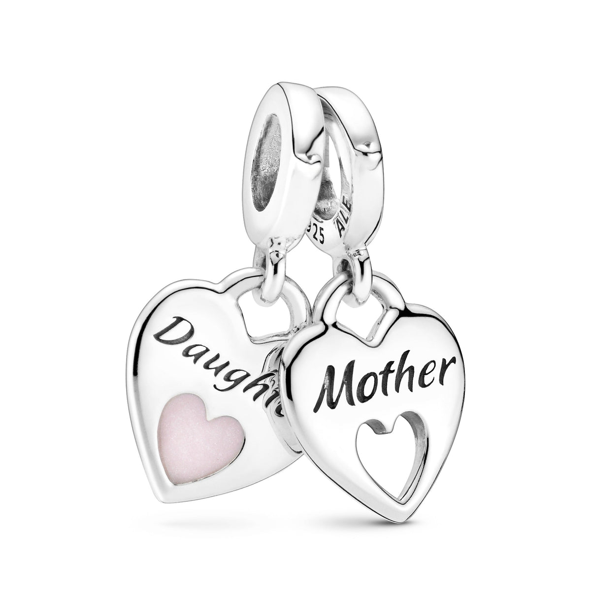 Pandora Double Heart Split Dangle Charm - Product image 1